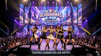 Show de Gladiadoras K-Pop Golden Power en vivo en Córdoba Teatro Ciudad de las Artes